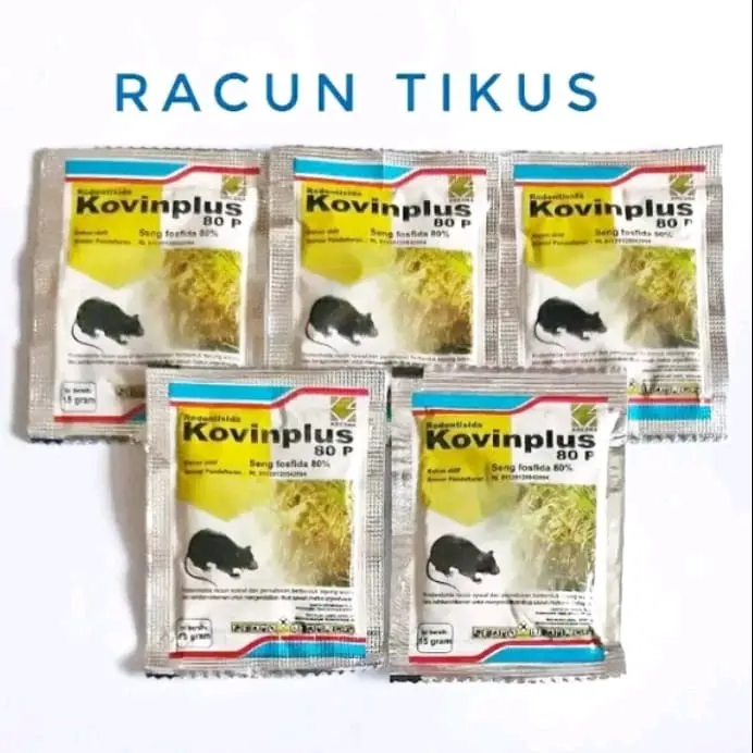 KOVINPLUS 80 P RODENTISIDA RACUN TIKUS BUBUK HITAM 0