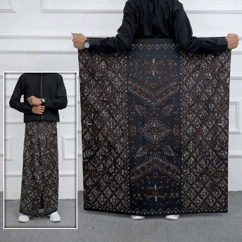 Sarung dewasa sarung santri sarung print motif batik sarung polymicro Muslim 7