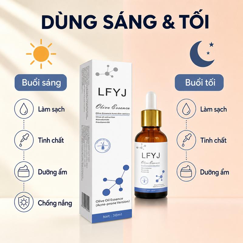LFYJ 30ml Combo Kiềm Dầu Gom Cồi Giảm Mụn Mờ Vết Thâm Serum Chấm Mụn Làm Đẹp Da…