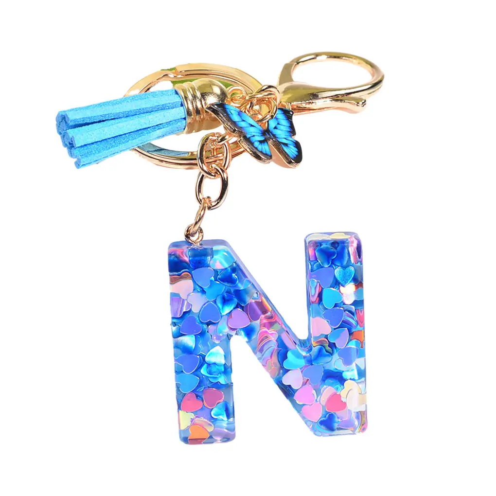 Classic Alphabet Key Chain Exquisite Crafted Timeless Letter Keychains Tassel Key Chain Key Chains
