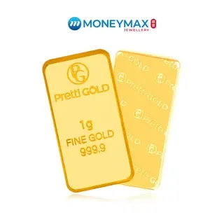 999.9 Pure Gold | BAR031 | Pretti Gold Bar | MoneyMax Jewellery