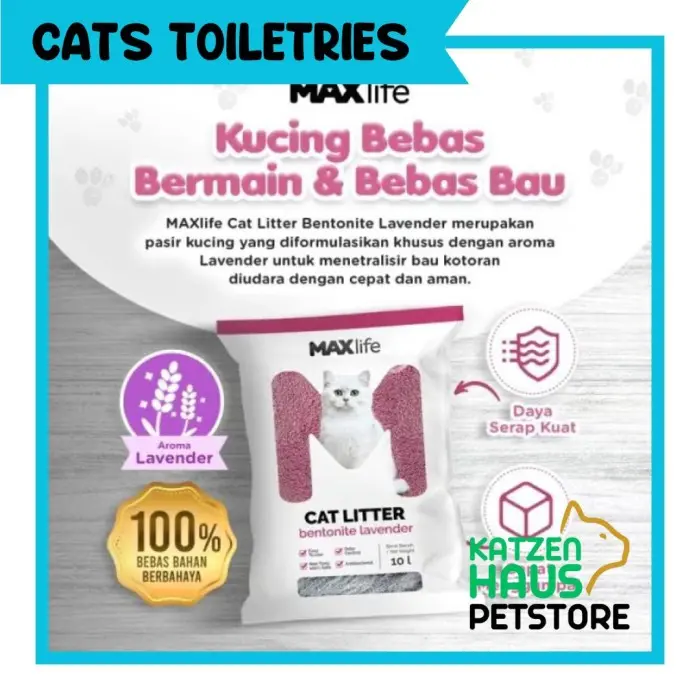 MAX LIFE Cat Litter Pasir Kucing Bentonite 5L 3