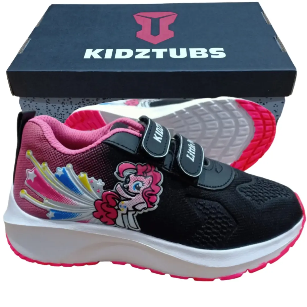 Sepatu Sekolah Anak Perempuan Karakter Kuda pony Cewek Warna Hitam Murah Usia PAUD TK SD SMP SMA Kelas 1 2 3 4 5 6 7 8 9 0 Tahun-KIDZTUBS164272923 Empuk Kaki Anak-Anak Polka