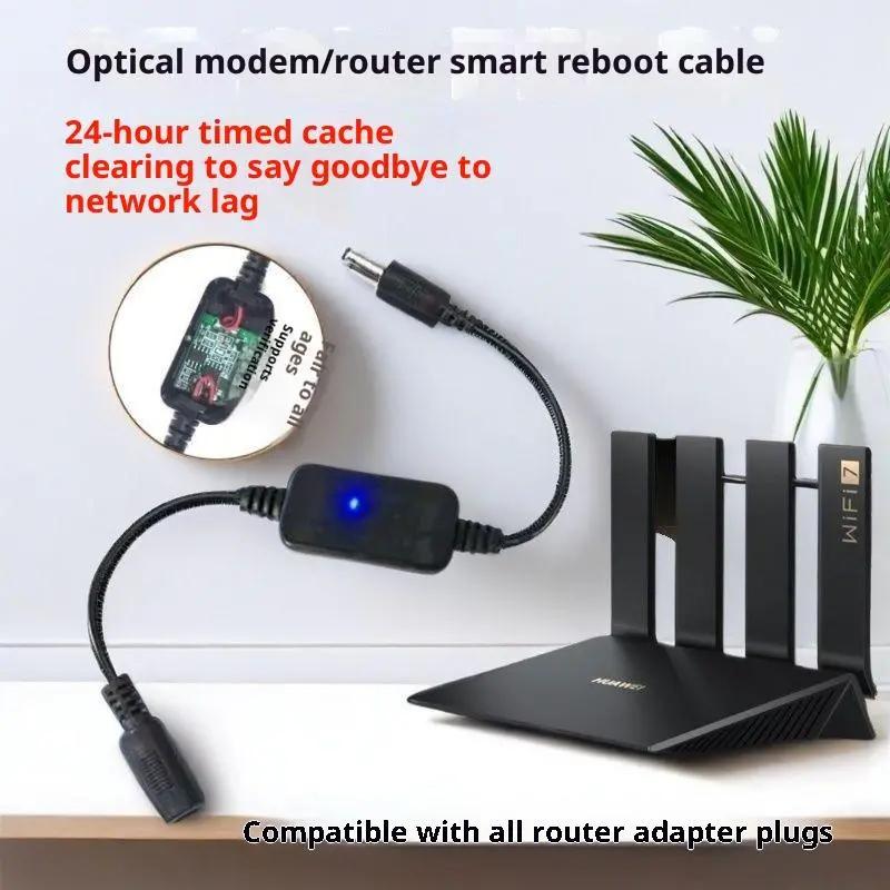 Cáp Hẹn Giờ Tự Động Reset Bộ Định Tuyến Router Wifi Tự Động Khởi Động Lại 24h Ổn Định Mạng DC 5V 15V Gia Đình Văn Phòng Sẵn Kho Giao Toàn Quốc