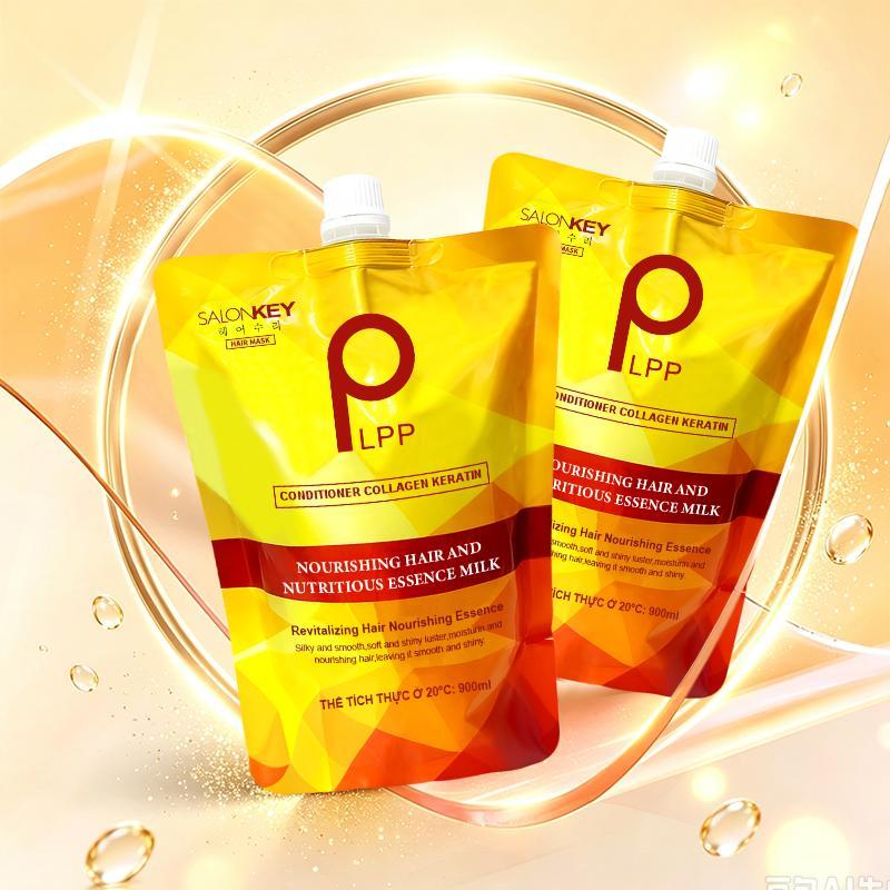 Mặt Nạ Tóc, Salonkey, Dung Tích 900ml, Được Làm Bằng LPP, Để Phục Hồi Tóc Sau Khi Uốn Tóc Và Nhuộm Tóc, Cung Cấp Cho Tóc Bị Tổn Thương Với Tinh Chất Dinh Dưỡng, Để Làm Cho Tóc Mượt Mà Và Dưỡng Ẩm