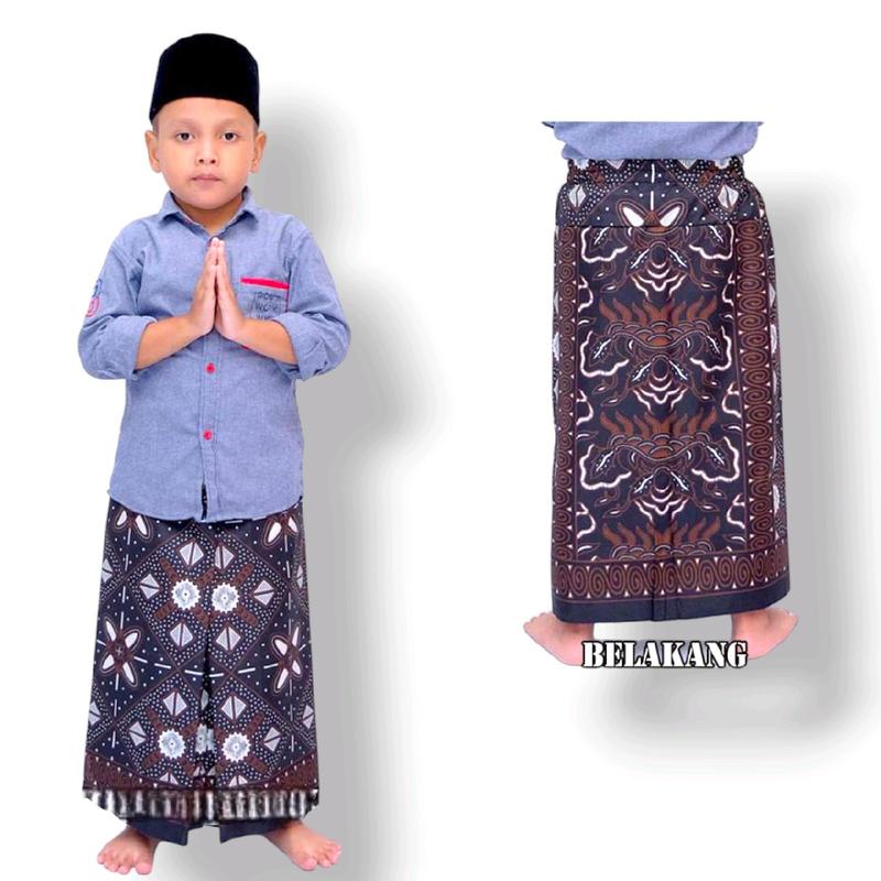 COD-Sarung Instan Anak Laki Laki Pinggang Karet Sarung Batik Anak Gus Iqdam Sarung Instan Anak Polos Putih Sarung Muslim Instan Anak Anak Santri Motif Batik Sarung Celana Anak Laki Laki Katun Adem Nyaman Usia 2-10 Tahun Panjang 2