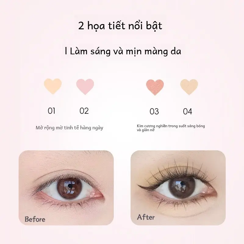 Bút Phấn Tằm Hai Đầu REVEIE DIARY, để làm nổi bật, làm sáng và tự nhiên, phác thảo cho các đường viền của mắt 2