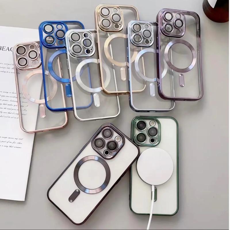 ULTRA PLATED MAGSAFE WITH LENSPRO ELECTRO METALIC Case iPhone 15 14 13 12 11 PRO MAX iPhone 14 PLUS 1
