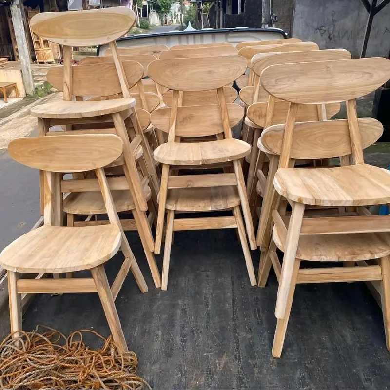 kursi teras depan rumah , kursi tamu mewah elegan, kursi cafe, kursi ropan , kursi jati minimalis, kursi makan kayu jati,  kursi serbaguna 5
