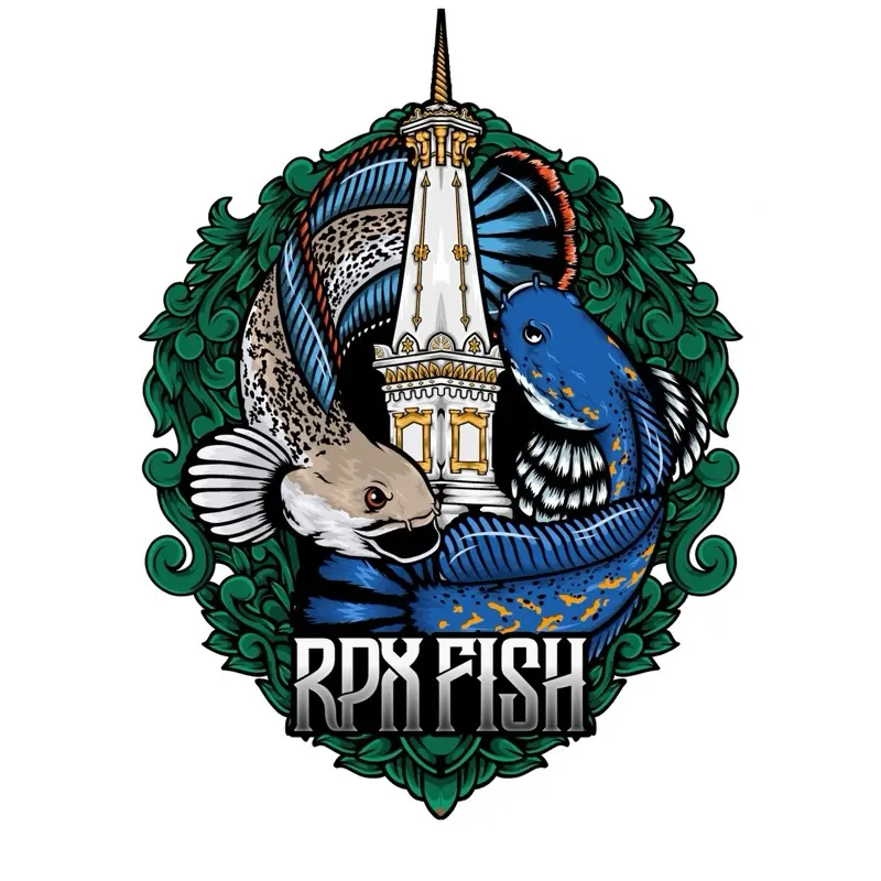 STIKER RPX FISH PENGHIAS AKUARIUM MU GAESS