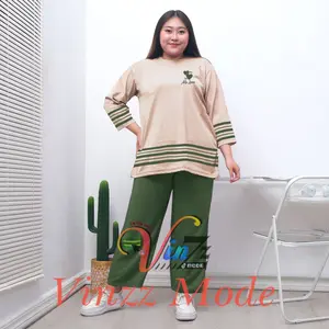 Vinzz - Setelan Wanita Jumbo Ld 130 My Love