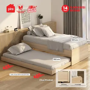 PIRA -  LUMA BDT100 Dipan Tempat Tidur Sorong / Ranjang Sorong / Dipan Tingkat