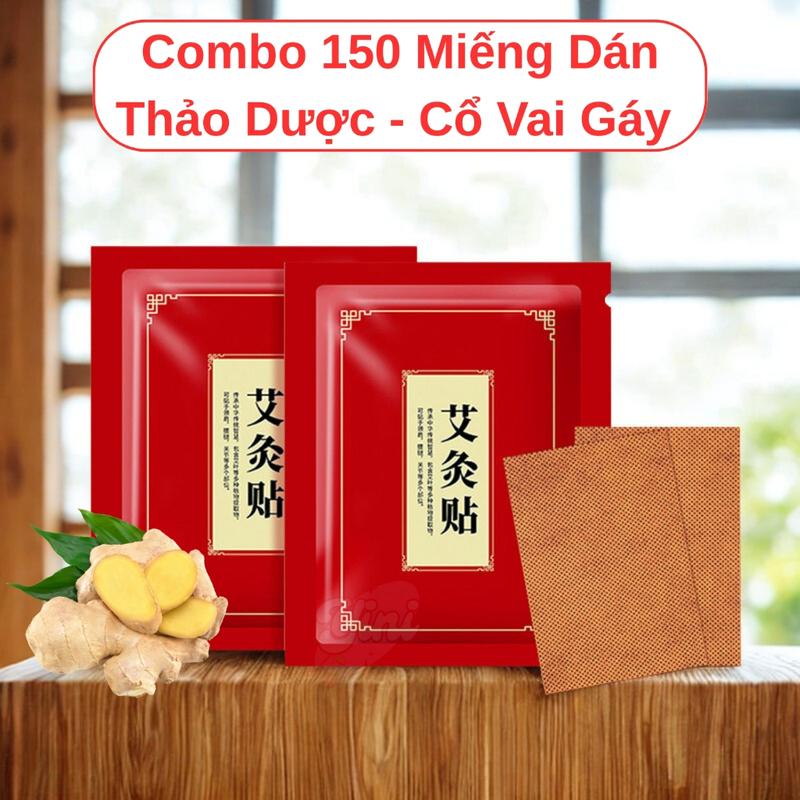 Combo 3 Túi 150 Miếng Cao Dán Ngải Cứu Đông Y Miếng Dán Ngải Cứu Giảm Đau Nhức Cơ Thể