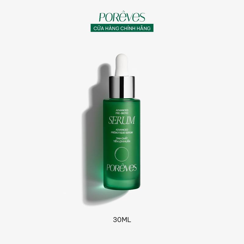Serum PORÊVES Tinh Chất Dưỡng Ẩm Hỗ Trợ Phục Hồi Da ADVANCED PRE-BIOTIC SERUM 30ml | Skincare Làm Đẹp Da Nam Nữ Women Rau Má