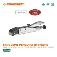 Gambar JONNESWAY Tang Pengunci Otomatis Rahang Lebar Datar / Tang Jepit Otomatis Rahang Lebar Datar / Tang Genggam Multifungsi dengan Metode Kunci / Self-Locking Multi-Grip Pliers (Wide Flat Jaws) P7805 dari Jonnesway Official Kota Administrasi Jakarta Utara 1 Tokopedia