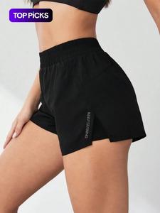 Shorts 2 en 1 para Mujer con Diseño de Bolsillo, Cómodos y Transpirables para Yoga, Gimnasio y Correr, Pantalones Cortos para Todas las Estaciones