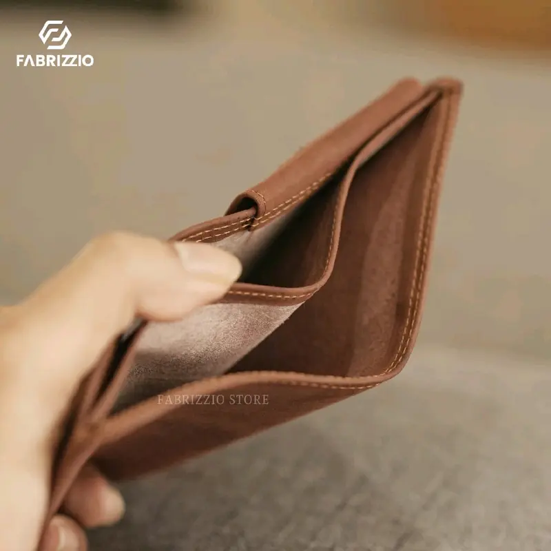 Dompet pria fabrizzio berdiri full kulit sapi asli-Chechnya 5
