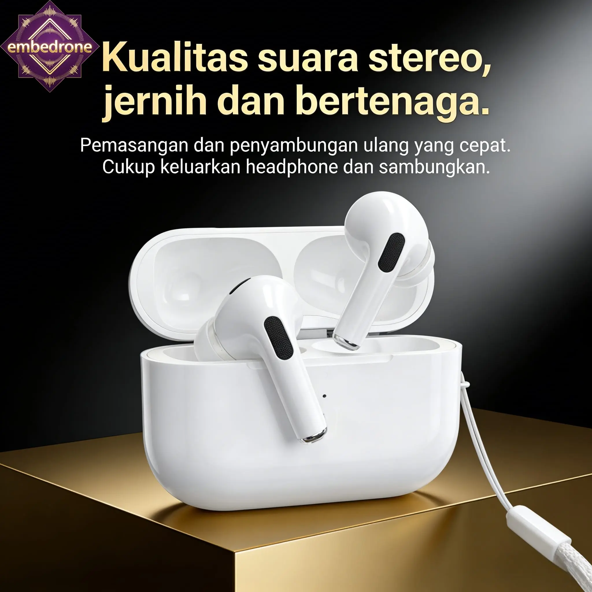 Headset Esports Profesional Noise Cancelling 40dB