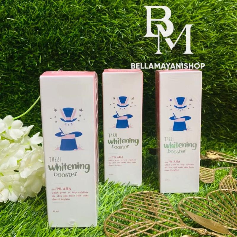 SERUM TAZZI WHITENING BOOSTER 50 ML 7% AHA SUDAH BPOM & HALAL 0