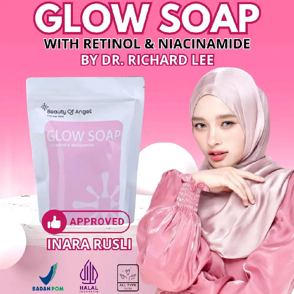 [4 Pcs Lebih Hemat] COD beauty of angel glow soap Sabun Glow soap pencerah wajah aman untuk busui mencerahkan dan melembabkan kulit I membersihkan tubuh sabun pemutih muka badan permanent Niacinamide Vitamin