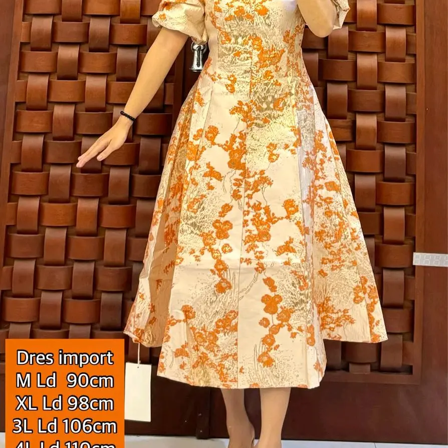 Dres Import Bangkok Resleting Belakang