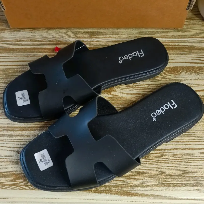 Sandal slop H wanita / sandal kekinian/ sandal slop premium 7