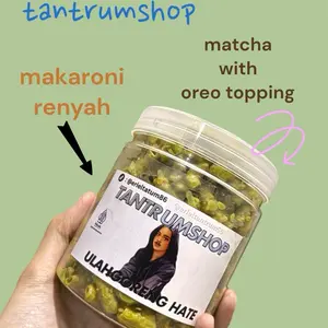 MAKARONI MATCHA LUMER TOPPING OREO 300gr Snack Food Manis