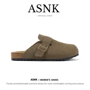 BISA COD SENDAL MULES WANITA KUALITAS TINGGI COKLAT W-10 Shoes