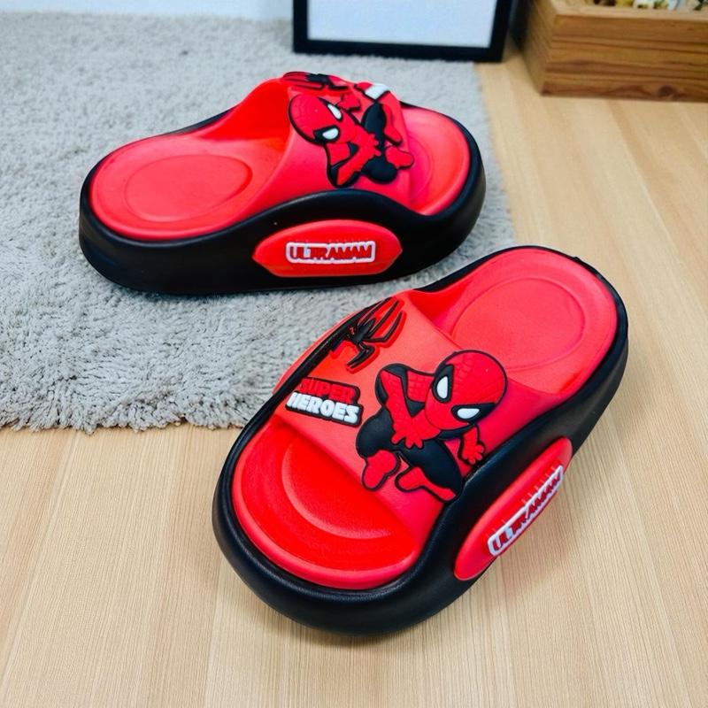  Dép Bánh Mì Hình Người Nhện Cho Bé Trai Đế 2 Lớp Dày Nhẹ Mềm Êm Chân Thiết Kế Độc Đáo Sáng Tạo Thích Hợp Với Làn Da Nhạy Cảm Của Trẻ 