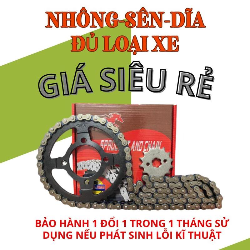 Nhông sên dĩa SIÊU RẺ dành cho tất cả các dòng xe máy Phụ Tùng Phụ Tùng
