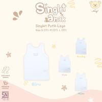 Gambar NARY Singlet Anak - Singlet Putih Logo  1-3 tahun (1 pcs) - S dari Nary Baby Wear Kota Bandung 1 Tokopedia