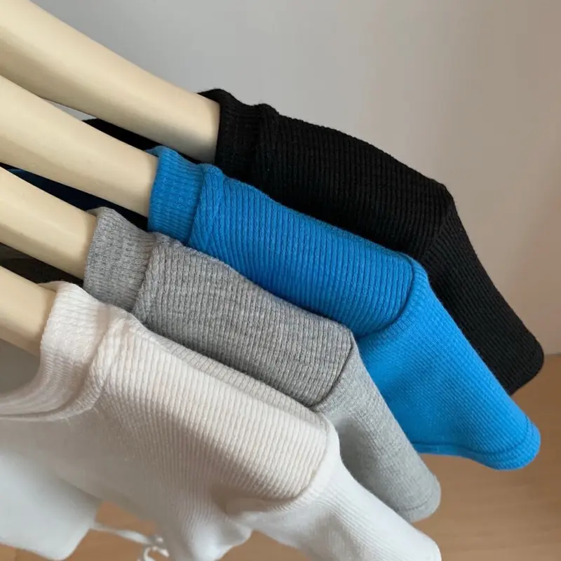 Etre Belle Shop | Nara Top | Atasan T-Shirt Crop Top Y2K Wanita Katun Polos Casual Korean Style Kaos Fit Slim Panjang Tee 2
