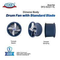 Gambar CKE Drum Fan DFS Series 20 Inch 220V Standard Blade Blower Tabung Exhaust Ventilasi Pabrik Gudang dari CKE Fan Official Kota Administrasi Jakarta Barat 5 Tokopedia