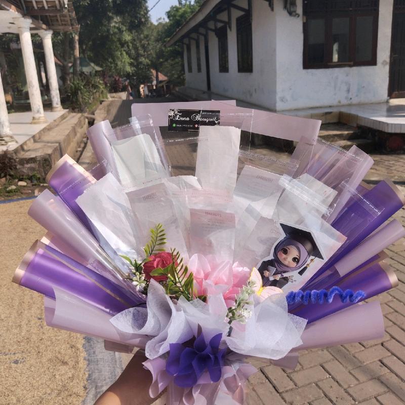 Buket Uang Kosongan Isi 10 Lembar - Pilih Varian Warna Request 0
