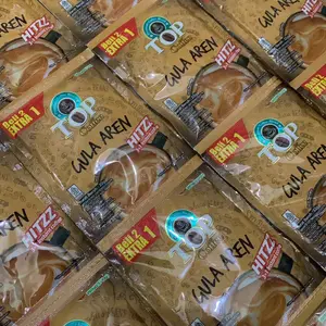 Top Coffee Gula Aren Hitz 2 Extra 1 Kopi Instan Rasa Gula Aren Lezat dan Enak Paket 3 lembar