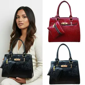 Birka Croco Tas Tangan Selempang Bahu Wanita Perempuan Cewek dengan Desain Elegan dan Fungsi Praktis Cocok Untuk Acara Pesta Kondangan Jalan Pengajian