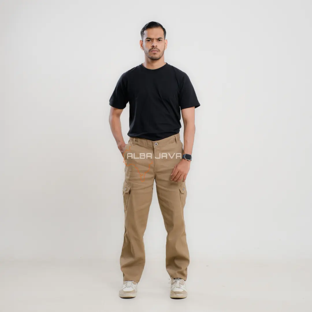 ALBA JAVA Celana Cargo Pria Tactical / Celana Pdl Panjang Stretch Twill Kantong Nyaman