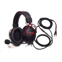Gambar HyperX Headset Gaming Cloud Alpha Wired - Black-Red Noise Cancelling Leather Stereo Bass Android iOS Led RGB Microphone dari HyperX Indonesia Kota Administrasi Jakarta Utara 3 Tokopedia