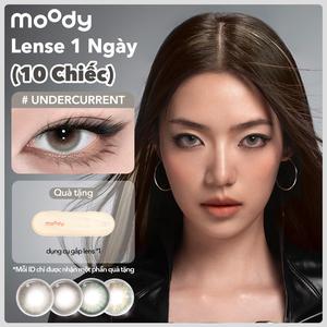 Kính áp tròng dùng một lần, moody, nâu tự nhiên hoặc đen, với phạm vi độ cận từ 0 đến 7 và đường kính 14,1 đến 14,2mm, có thể được kê toa theo toa.(10 Chiếc)