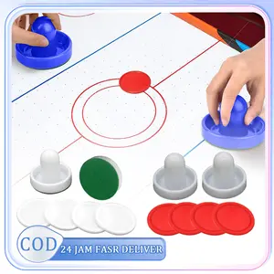 1Set Air Hockey Pusher Air Hockey Pucks Air Hockey Accessories Strikers Air Hockey Paddles Air Hockey Replacement Parts