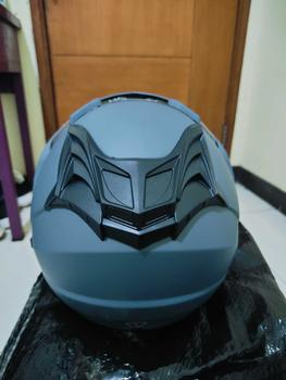 Product Review of PREMIUM HELM INK JP8 DOBEL VISOR SNI ORIGINALNYA FNK Motorcycle from D**E 3