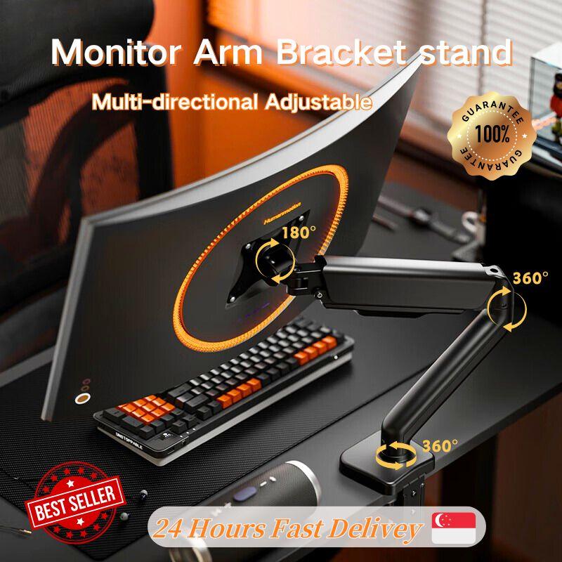 Computer Stand Arm Single arm monitor stand mechanical arm desktop computer double arm ...