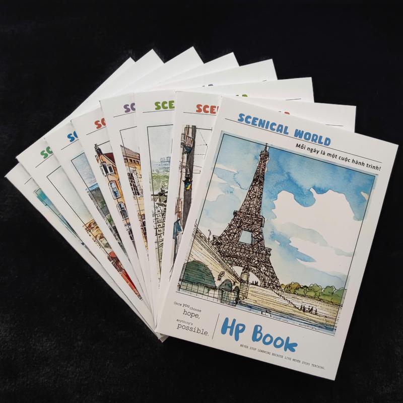 10 Quyển - A5 ĐL 60 Gsm (Mỏng) Tập Vở Học Sinh 96 Trang - 4 Ô ly