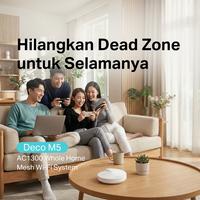 Gambar TP LINK DECO M5 (2 Pack) GARANSI RESMI Adaptor Device Router - PUTIH dari Multi Komputer Kota Administrasi Jakarta Barat 3 Tokopedia