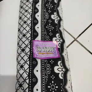 (COD) Sarung batik wanita mbak santri putri bahan goyor premium halus tebal dan terlaris Pekalongan Motif Printing Rayon  Hitam Muslim Dewasa   Bunga  Remaja Katun Lembut