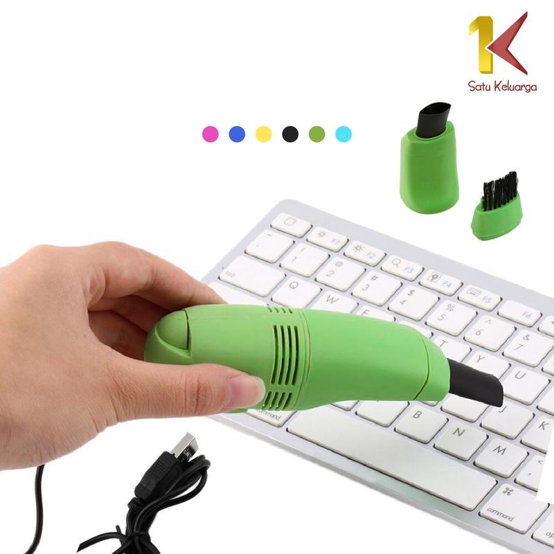 Product Introduction of COD SK C809 Vacum Cleaner Keyboard Laptop Mini USB Portable Sikat Pembersih Debu Kecil 24