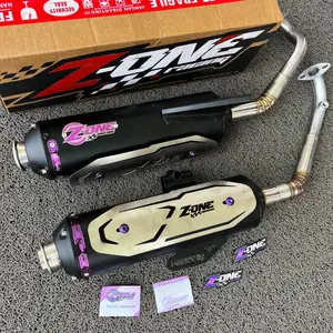 Knalpot Z-ONE Std Racing Type SX SERIES Moncong Kenochi Inlet 38 out 45 PNP Beat MIO Vario Nmax Pcx