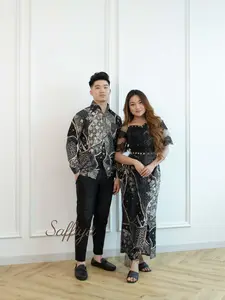 SAFFIYA-Adelyn Batik | Kemeja, Dress & Kebaya Batik Modern – Kondangan, Pesta, Gereja, Natal Couple (DIJUAL PISAH)