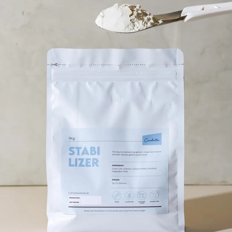 CREDOTTI Stabilizer Gelato Emulsifier Ice Cream Base Powder 100 / Bubuk Penstabil Es Krim (1kg) 1