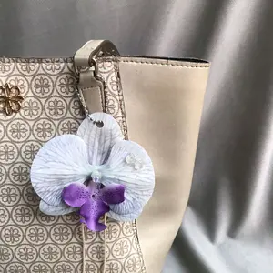 Bagcharm Anggrek Latex Gantungan Tas Aksesoris OrchidCharm